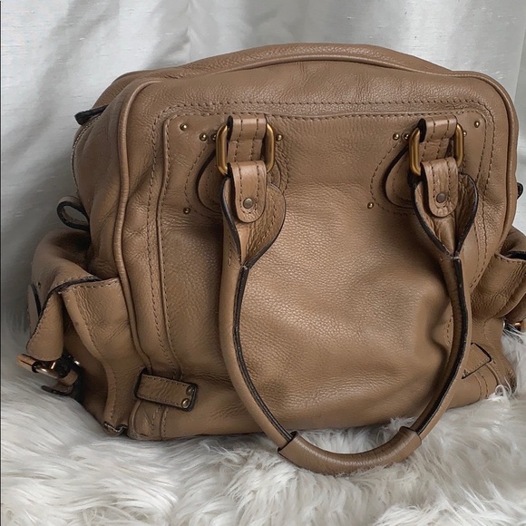 CHLOE 🤎 Paddington large tan leather satchel - Picture 6 of 8